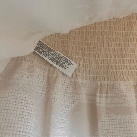 Zara Linen Blend Smocked Skirt M - Picture 8 of 16